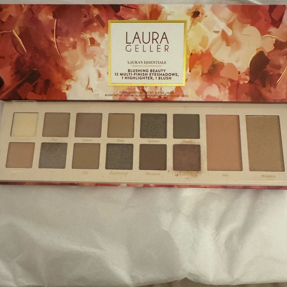 Laura Geller Blushing Beauty Palette with Neutral and Warm Shades